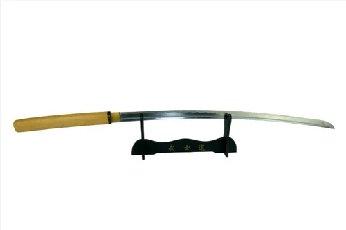 Miniatura 5 de Espada japonesa Samurai Shirasaya Katana filosa hecha a mano con saya de madera de alto brillo