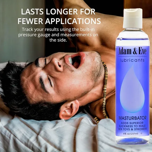 Miniatura 3 de Adam and Eve Lube Gel a base de agua de 8 onzas añade una suavidad superior para su uso con juguetes y Strokers Lubricante personal seguro de látex