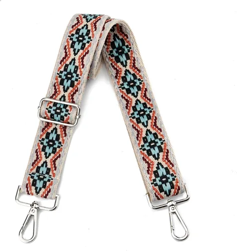 Miniatura 39 de Correa de Bolso Ancha Correa de Hombro Ajustable Correa de Repuesto Cruzada Correa de Bolso de Hardware Plateado