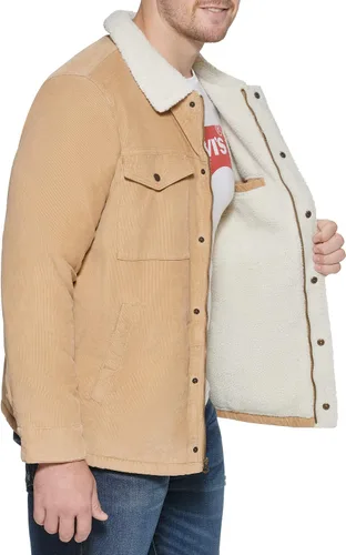Miniatura 4 de Levi's Men's Corduroy Sherpa Trucker Jacket