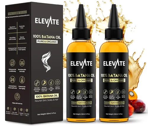 Miniatura 9 de Elevate Aceite de batana para el crecimiento del cabello Aceite orgánico crudo 100% puro y natural de Honduras Suero prensado en frío y sin