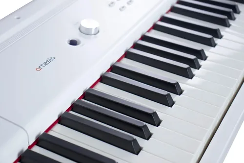 Miniatura 2 de Artesia PA-88H Piano digital de acción de martillo con peso de 88 teclas con 16 voces dinámicas + fuente de alimentación + pedal de sostenimiento