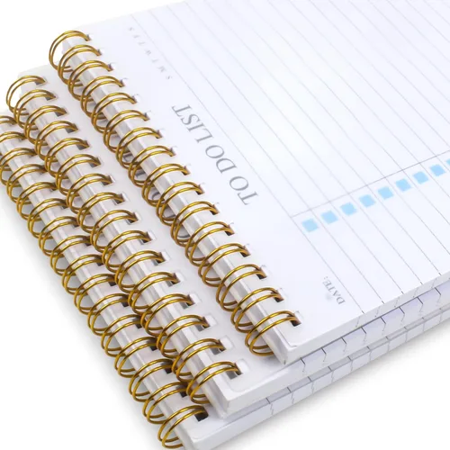 Miniatura 4 de Bloc de notas de lista de tareas, bloc de notas diario sin fecha con lista de tareas pendientes, planificador de lista de verificación, bloc