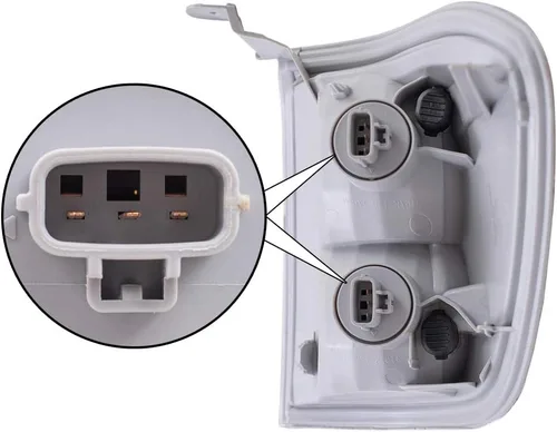 Miniatura 4 de Brock - Conjunto de luz de señal de repuesto para el lado del pasajero, compatible con Sequoia 2005-2007 y Tundra Double Cab 2005-2006 SOLAMENTE