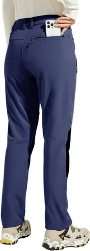 Miniatura 2 de Willit Pantalones de nieve para mujer impermeables cálidos pantalones de senderismo para invierno pantalones para exteriores aislados para clima frío