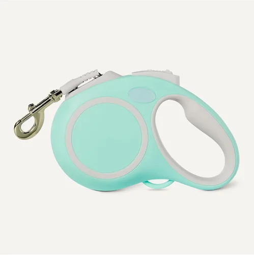 Miniatura 3 de Amazon Basics Correa retráctil para perro, reflectante de doble cara, 16.4 ft, talla S, azul