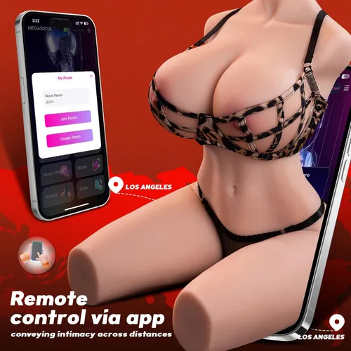 Miniatura 4 de Sexpower Aplicación de reconocimiento de video AI de 28 libras, control remoto, muñecas sexuales realistas para hombres, juguetes sexuales realistas