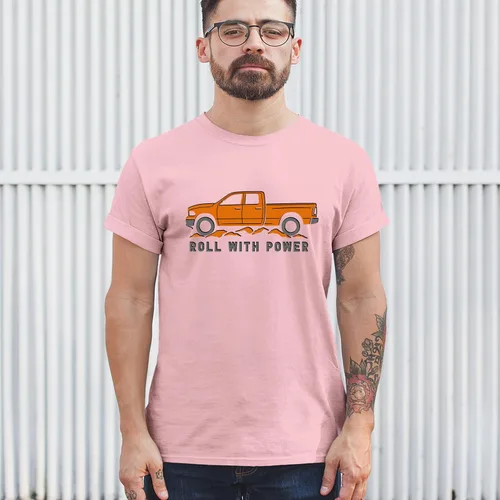 Miniatura 43 de Tee Hunt Camisetas gráficas y camisetas sin mangas para hombre Roll with Power Pickup Truck