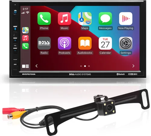 Miniatura 9 de BOSS Audio Systems BCP62 Estéreo para Auto - Apple CarPlay, Doble DIN, Pantalla Táctil Capacitiva de 6.2 Pulgadas, Bluetooth, Sin Reproductor