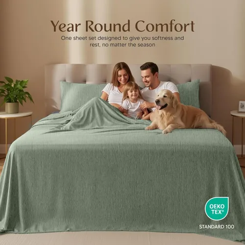 Miniatura 145 de Utopia Bedding Juego de sábanas Queen – Sábanas de 4 piezas para cama tamaño Queen, microfibra suave y transpirable, incluye 1 sábana bajera, 1 Gris