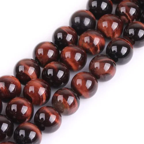 Miniatura 108 de GEM-Inside Cuentas sueltas de piedra natural de lava negra de 8 mm, redondas, piedra de energía para hacer joyas 15' Negro