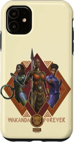 Miniatura 8 de iPhone 16 Marvel Black Panther: Wakanda Forever Hero Warrior Trio Case