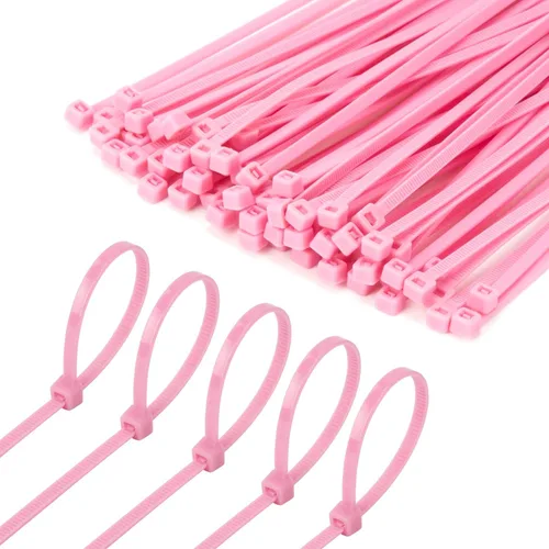 Miniatura 31 de Armpow Brida de cremallera púrpura de 6 pulgadas, 1000 unidades, 18 libras, brida de cremallera pequeña a media, brida de nailon PA66 resistente a