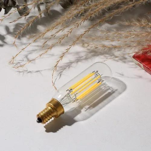 Miniatura 5 de CREATE BRIGHT Bombilla LED regulable E12 equivalente a 80 W, candelabro pequeño, clásico, T6 T25, bombillas para ventilador de techo, luz diurna