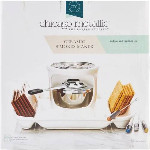Miniatura 11 de Chicago Metallic Smores Maker, Blanco Pequeño