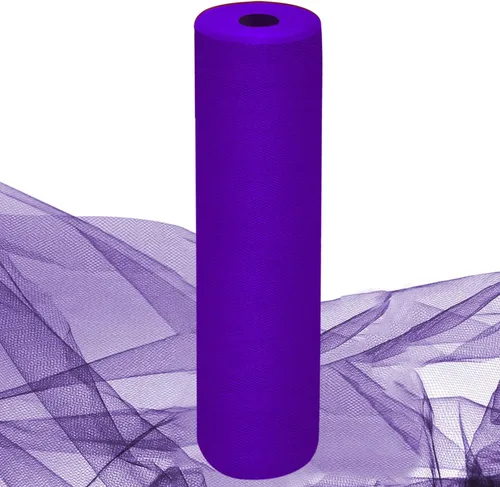 Miniatura 32 de Rollos de tela de tul dorado antiguo de 54 pulgadas por 10 yardas, rollo de tela de tul para bodas, decoraciones de Navidad, envoltura de regalos