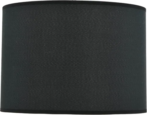 Aspen Creative 31011A - Pantalla de lámpara de construcción de araña con forma de tambor de tapa dura de transición, color negro, 14 pulgadas de