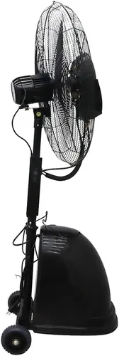 Miniatura 2 de Ventilador de nebulización de 40L Ventilador eléctrico de pulverización industrial Ventilador humidificador Ventilador de piso de pie al aire libre