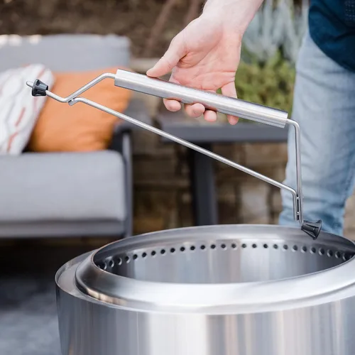Miniatura 5 de Solo Stove Bonfire Pit Handle Accesorio gran portátil para acampar al aire libre, herramienta para transportar equipos de campamento estufas