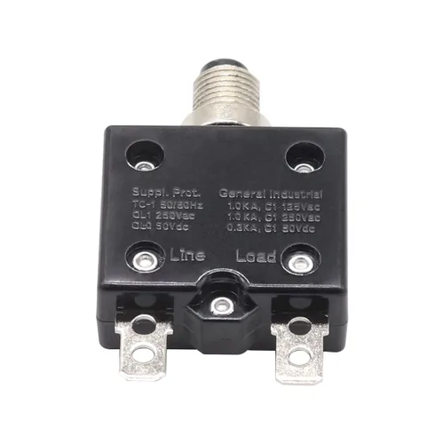 Miniatura 4 de Interruptor de circuito de botón de reinicio manual, interruptor de sobrecarga térmica de 12V-24V CC para lancha, RV, automóvil, camión 5A