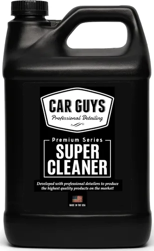 CAR GUYS Super Cleaner - Recambio de 1 galón | Limpiador efectivo para interiores de automóvil | Limpiador de asiento de automóvil de cuero |
