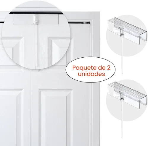 Miniatura 9 de Safety Innovations - Cerradura de puerta plegable (paquete de 2) - Protección para armarios, puerta plegable a prueba de niños y mascotas
