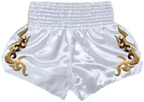 Miniatura 2 de Pantalones cortos clásicos de Muay Thai para hombres y mujeres, boxeo, kickboxing, artes marciales mixtas, ropa de lucha BJJ, entrenamiento
