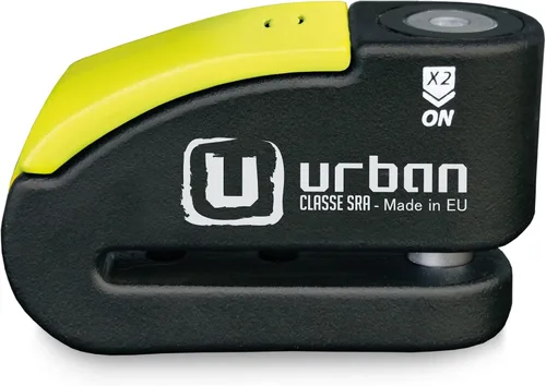 Miniatura 10 de URBAN UR10 Hi-Tech Bloqueo de disco de alarma para motocicleta de 120 dB, máxima seguridad aprobada por SRA, advertencia sensibilidad A+, activación
