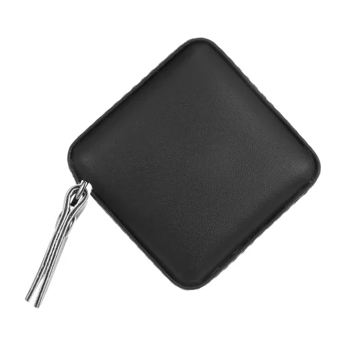 Miniatura 14 de HARFINGTON Cinta métrica retráctil cuadrada de 59.1 in/60 pulgadas, funda de cuero suave, tamaño de bolsillo para cuerpo, tela, medidas de costura
