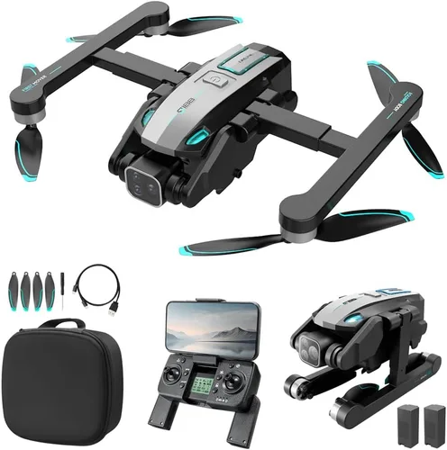 Miniatura 10 de Dron GPS S188 con cámara 8K para adultos, FPV RC Quadcopter con motor sin escobillas, transmisión WiFi 5G, evitación de obstáculos, flujo óptico
