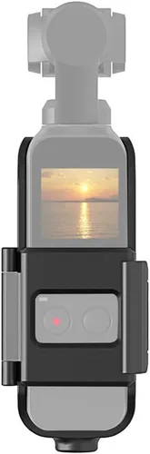 Miniatura 2 de Carcasa estabilizadora de cámara, carcasa protectora, kit de marco de soporte para tornillo de 1/4 compatible con DJI OSMO Pocket/Pocket 2 para osmo