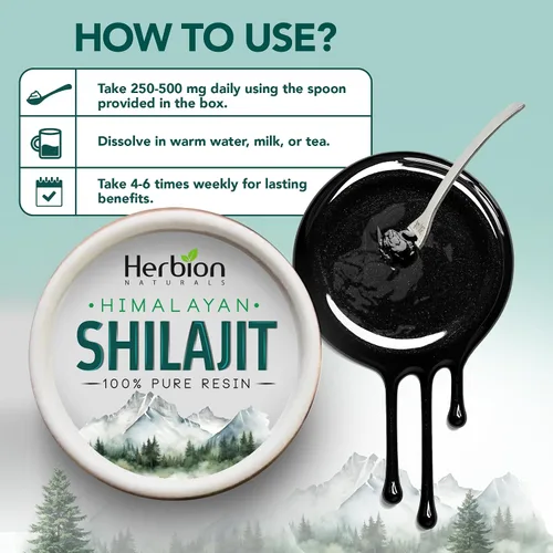 Miniatura 6 de HERBION Naturals - Resina Shilajit del Himalaya, 100% pura, 82% ácido fúlvico, probada en laboratorio, 1 onza (1.06 oz), tarro de vidrio