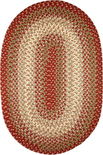 Miniatura 14 de Rhody Rug Easy Living EL33 Taupetone - Alfombra ovalada trenzada de 4 x 6 pies, decoración del hogar, tapete para piso o dormitorio, de fácil