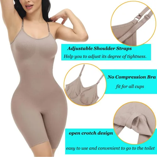 Miniatura 4 de FUT Faja moldeadora de cuerpo completo para mujer, con control de abdomen, moldeador de cuerpo, levantador de glúteos, muslos más delgado