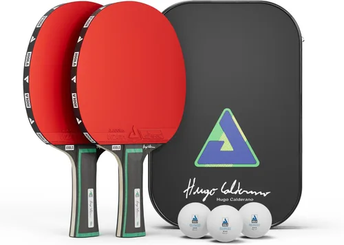Miniatura 8 de JOOLA Duo Pro Ping Pong Paddles Set of 2 - Professional Table Tennis Paddles, Three Advanced 3 Star Tournament Ping Pong Balls and Carrying Case
