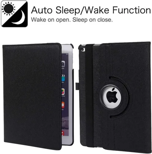 Miniatura 4 de Funda para iPad de 9.7 pulgadas 2018 2017/iPad Air 2 – Funda protectora con soporte giratorio de 360 grados, funda protectora inteligente