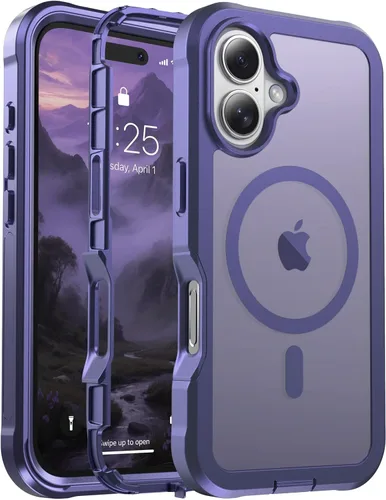 Miniatura 140 de jaroco - Funda magnética compatible con MagSafe para iPhone 11 de 6.1 pulgadas; protección de grado militar contra caídas, de doble capa