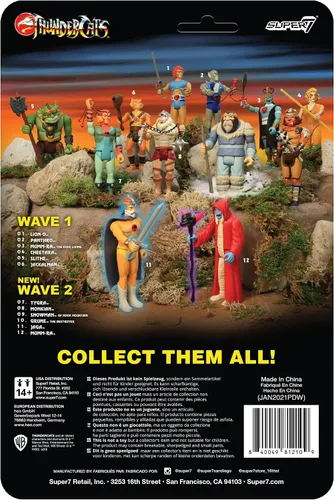 Miniatura 3 de Super7 Thundercats Grune Figura de Reacción de 3.75 pulgadas