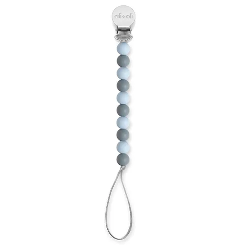 Miniatura 12 de Ali+Oli Clip de silicona para chupete para bebé (toda madera) 100% de grado alimenticio sin BPA para recién nacido, clip para bebé niño o niña
