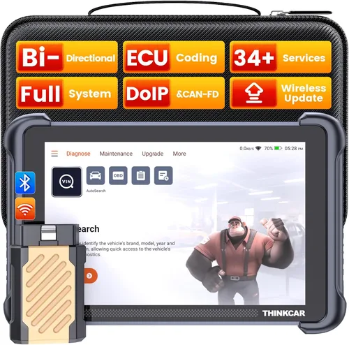 THINKCAR Herramienta de escaneo bidireccional, THINKSCAN 689BT Herramienta de diagnóstico automotriz para todo el sistema, escáner OBD2