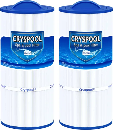 Cryspool® 07043 Filtro compatible con Caldera 75, C-7375, 1019301, 73531, PCD75N, FC-3964, cartucho de filtro de spa de 75 pies cuadrados, paquete
