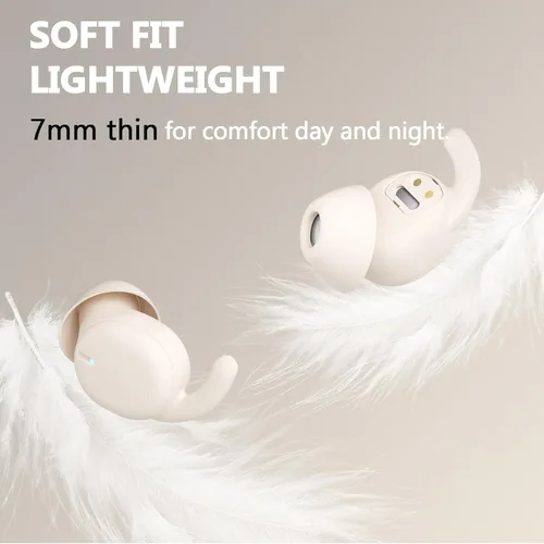 Miniatura 6 de Audífonos invisibles para dormir, Bluetooth, reducción de ruido, control táctil, tiempo de reproducción de 6 horas, temporizador, modo de música