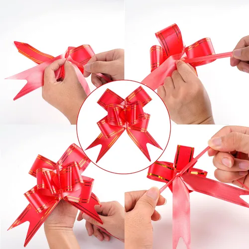 Miniatura 3 de Juego de 20 bolsas de cesta de copo de nieve de Navidad, 10 bolsas grandes de celofán de Navidad de 24 x 36 pulgadas y 10 lazos para canasta