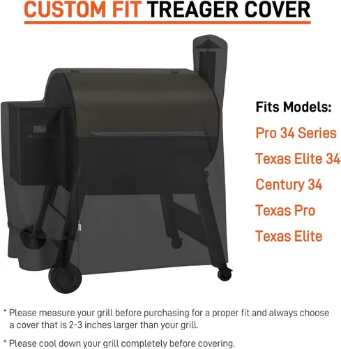 Miniatura 8 de Arcedo Funda para parrilla compatible con Traeger 20 / Tailgater 20 Series – Resistente al agua de longitud completa al aire libre cubierta