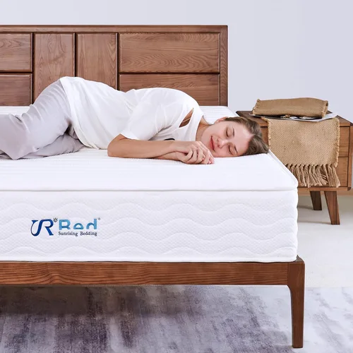 Miniatura 7 de Colchón híbrido de 10 pulgadas en una caja, colchón de látex tamaño Twin XL con espuma viscoelástica y resortes de muelles embolsados individuales