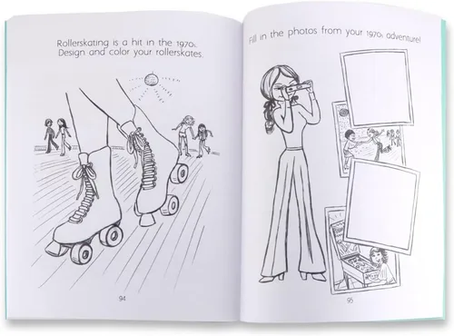 Miniatura 2 de General Pencil 899B1 100 años de moda y diversión Dibujo/Libro para colorear