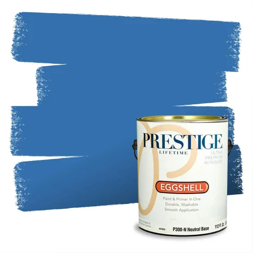 Miniatura 431 de Pintura Exterior + imprimación PRESTIGE, todo-en-uno, 1 galón, acabado mate, color comparable al Valspar* Royal Gray* VS151-Gris real
