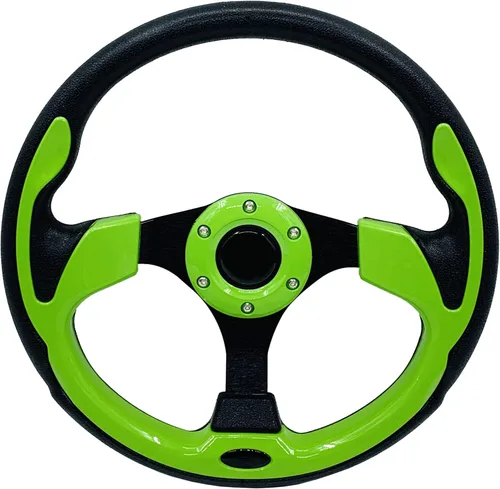 Miniatura 14 de Volante Universal para Club Car DS y Precedent con Marco de Aluminio Negro Adecuado para Carrito de Golf EZGO RXV & TXT, Yamaha..