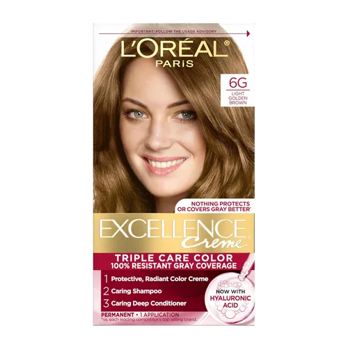 Miniatura 24 de L'Oreal Paris Excellence Crème - Tinte permanente para el cabello, color de cabello de triple cuidado, complejo Pro-Keratine para una cobertura