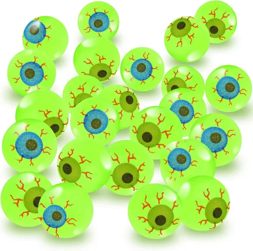 ArtCreativity Bolas rebotadoras que brillan en la oscuridad – Paquete a granel de 12 – Bolas rebotantes de 1.25 pulgadas de alto para niños,